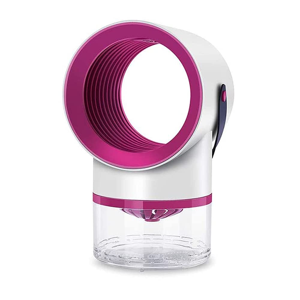 Mosquito Killer with LED Light, Mosquito Killer Lamp USB Portable UV Insect Killer, Quiet 360° Photocatalytic Electric Mosquito Insect Trap Lamp for Camping Bedroom Kitchen Office Home, White