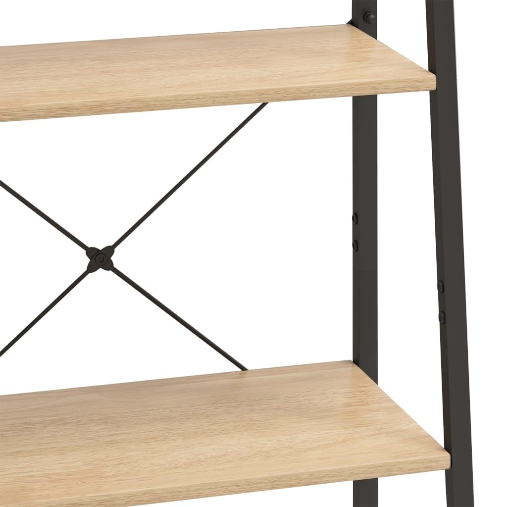 SYDE Scaffale con 4 ripiani, 56 x 35 x 140 cm | Struttura in acciaio resistente, per bagno, camera da letto, ufficio, soggiorno, fissaggio a parete incluso
