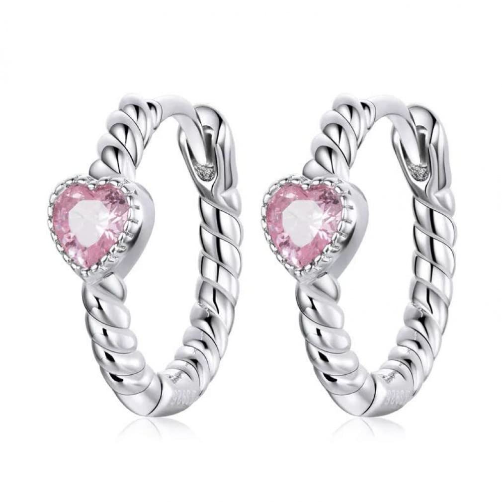 Bijoux de mariage d'exception avec boucles d'oreilles rose - 5