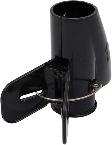 Miniatura 3 de Cable flexible de tubo en espiral de alambre negro para gestionar el cable de 0.984 in de diámetro x 98.4 ft de largo con clip