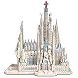 Piececool(ピースクール) 立体パズル サグラダファミリア 有名建築 建物 メタリックナノパズル 3dパズル 金属製 組み立て必要 接着剤不要 難易度6つ星 中級者 大人向け 飾り 置物