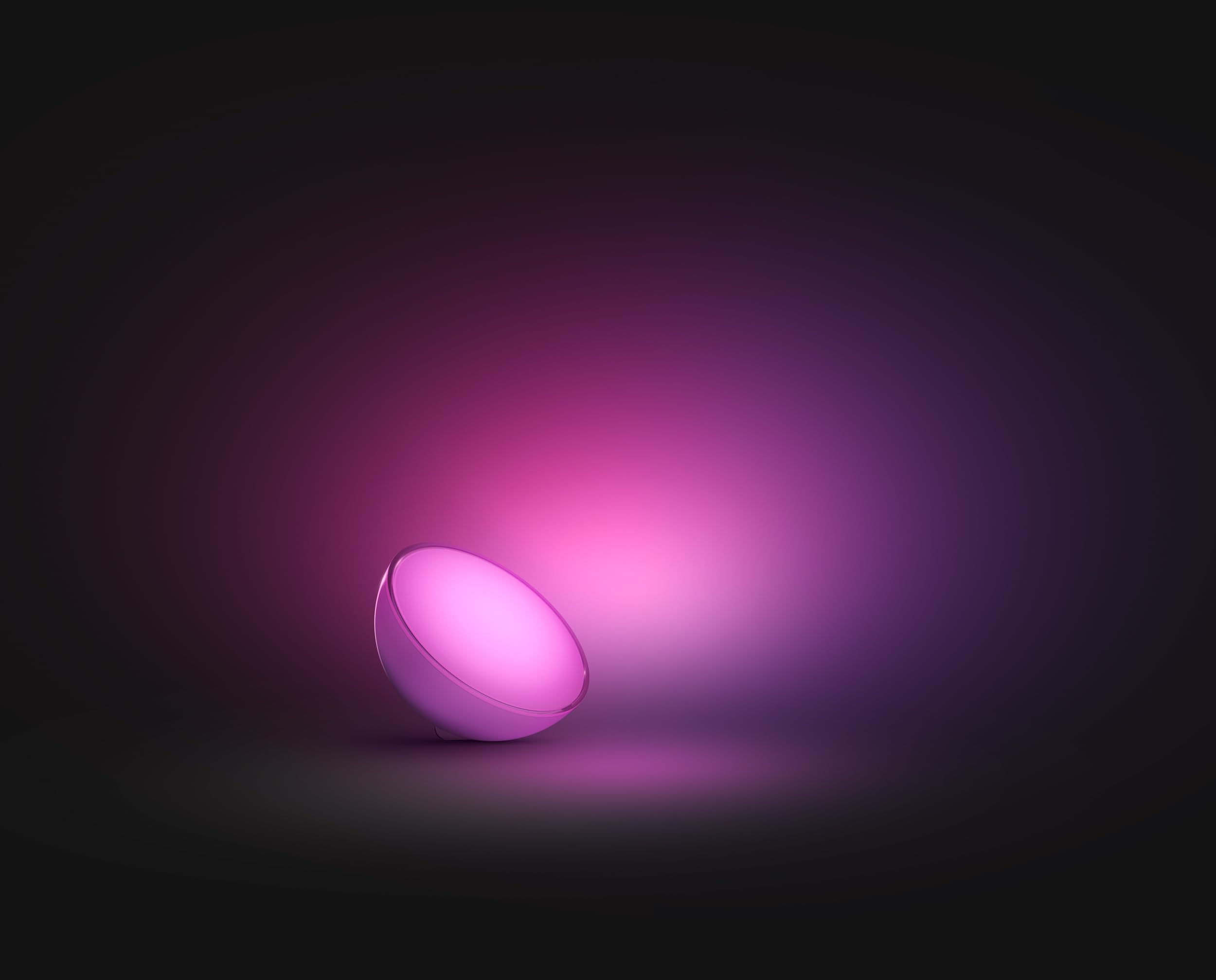 Philips Hue Go Lámpara de Mesa LED, lámpara inteligente con Bluetooth, Luz led Blanca y luces de Colores, Compatible con Alexa y Google Home