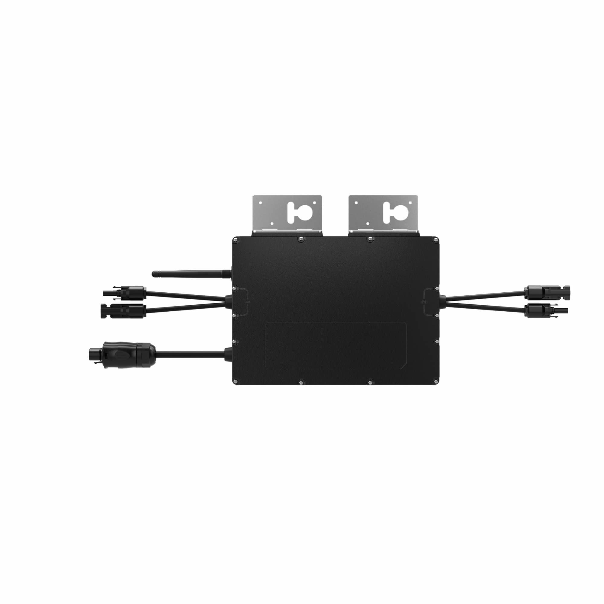 Envertech Inverter EVT800 - Set completo per impianto elettrico da balcone 600 W/800 W con WiFi integrato, con cavo di collegamento AC da 5 m e cavo di collegamento per pannello DC da 1 m