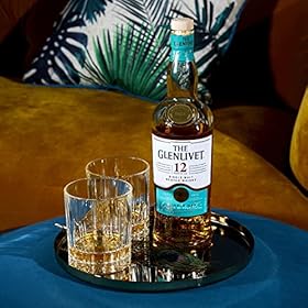 The Glenlivet 12 Year Old Single Malt Scotch Whisky (Double Oak), 70cl with Gift Box, Malt Whisky (Pack of 2) – The Glenlivet