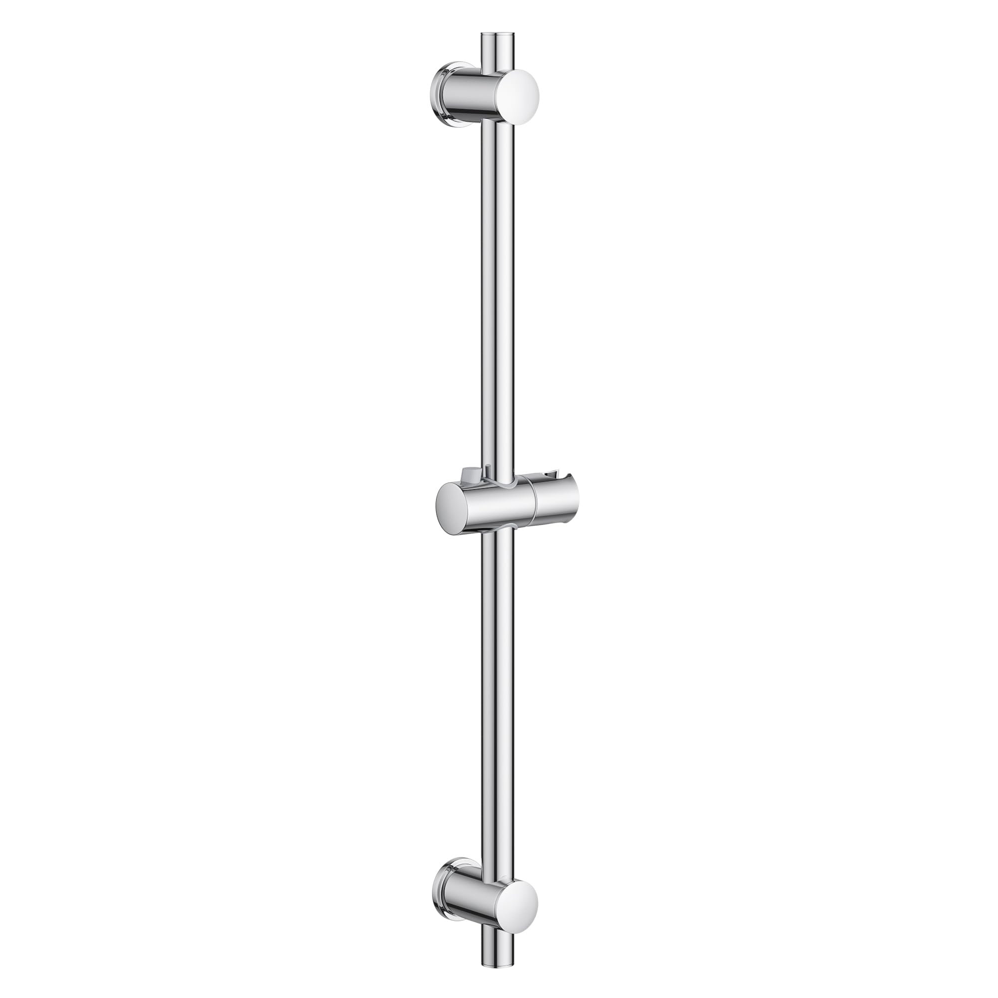 Morado 68Cm-A Shower Riser Rail, 68Cm Wall Mounted Bathroom Shower Rod With Adjustable Shower Head Holder,Stainless Steel Polished Finish