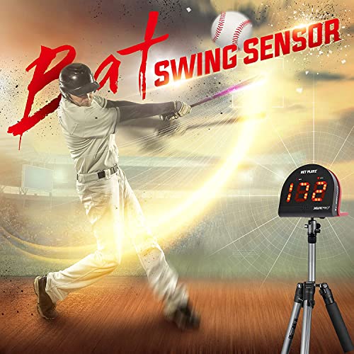 NetPlayz Baseball Radars, Speed Sensors Training Equipment (Hands-Free Radar Guns, Pitching Speed Guns | Baseball Gifts, High-Tech Gadget & Gear for Baseball Players, Black (NIS022132032) - Thumbnail 7