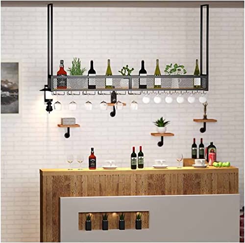 Porte-bouteilles de vin de type plafond pour libérer vos plans de travail encombrés - 7