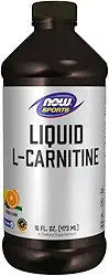 L-Carnitina Líquida Now Foods 473ml Citrus Importado