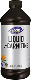 L-Carnitina Líquida Now Foods 473ml Citrus Importado