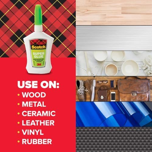 Scotch Super Glue Gel in Precision Applicator, .14 Ounces - image 4
