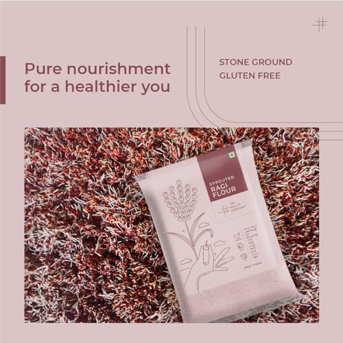 Image of The Millet Company Sprouted Ragi Flour, No added Sugar, Stone-ground (250)