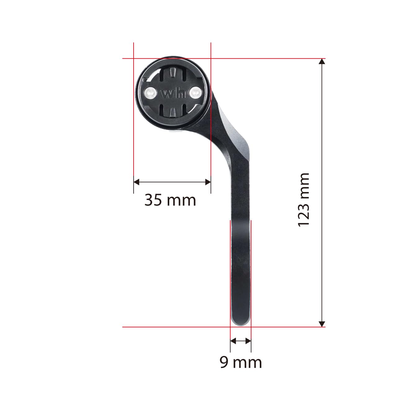 Chooee Fahrrad Halterung für Wahoo Elemnt, Wahoo Elemnt Bolt, Elemnt Mini,Lenkerhalterun für Wahoo Elemnt,Schwarz CK02