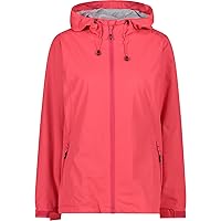 CMP Giacca Pioggia In Poliestere Antistrappo da Donna, Corallo