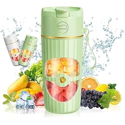 Licuadoras De Mano Exprimidor batidora portátil MATE HOME® 450ml 8 cuchillas 100W batidora licuadora de mano portátil para batidos zumos y smoothies