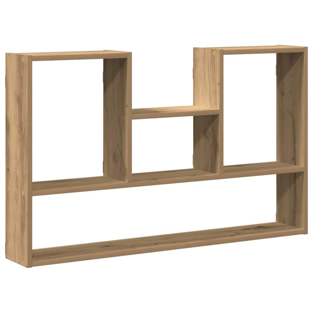 Vidaxl Oak Wall Shelf Artisian 99X15x60 Cm Engineered Wood