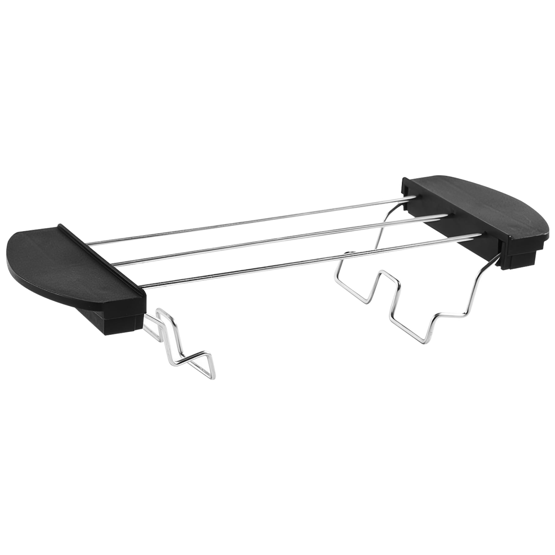 Bonalake Toaster Warming Rack Stainless Steel Toast Rack Foldable Toast Holder with Handle Anti-scald Racks for 2 Slice Toaster Holder with Warming