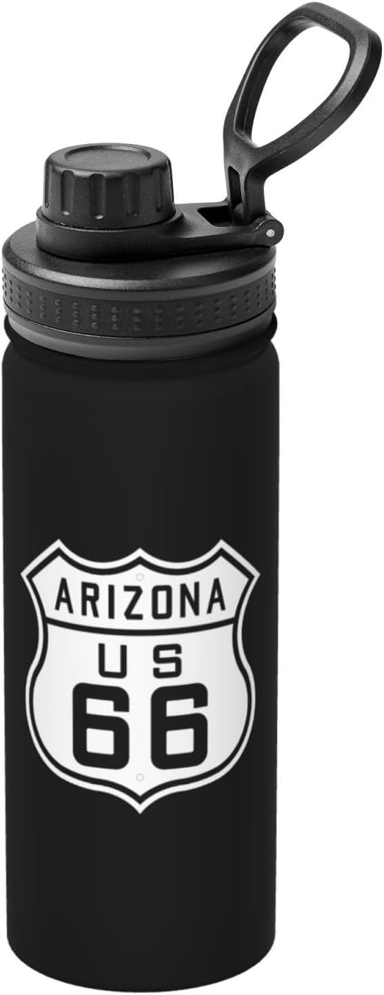 Amazon | ルート66 レトロ アメリカ 米国 水筒 魔法瓶 マグボトル