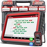 LAUNCH X431 PRO3S+ V5.0 2025 Upgraded Bidirectional Scan Tool, OEM Topology Map, Scan HD Trucks, ECU Code, 55+ Services, Full System, CAN FD & DOIP, FCA AutoAuth, V.AG Guided, 2 Yrs Update