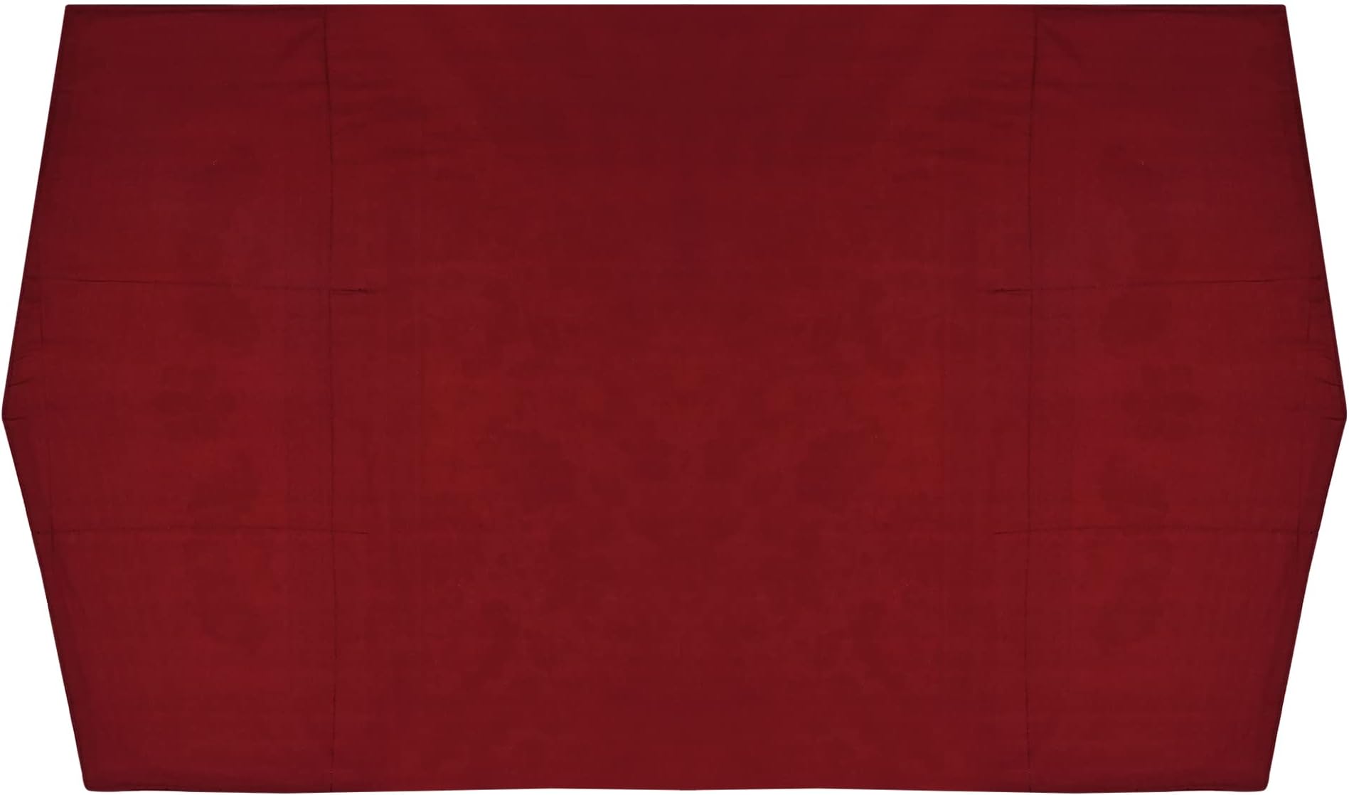 Oriental Weavers Hand Block Printed Floral Design Cotton Fridge Top Cover with Spacious Deep Multi-Utility Pocket (Maroon, 26 inch x 48 inch)