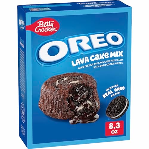 Betty Crocker Oreo Lava Cake Mix 8.3 oz (Pack of