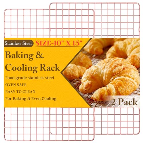 2-Pack Cooling Racks for Cooking and Baking...