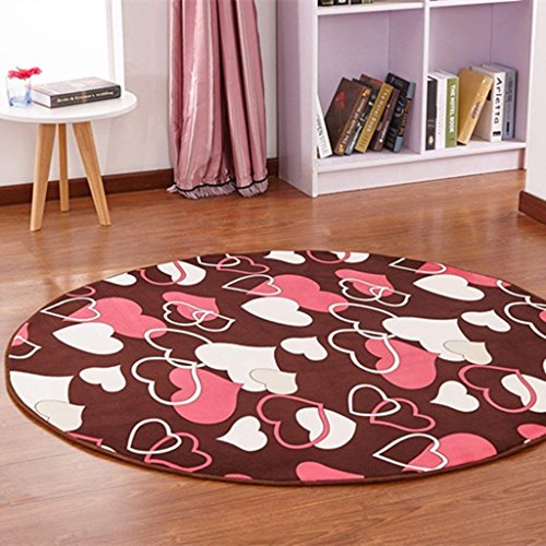 Tapis de chevet rond au design moderne et épuré signé GZ