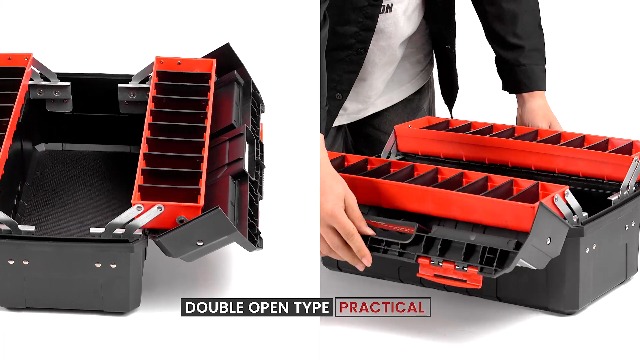 Amazon.com: DNA MOTORING 2-Layer Lockable Tool Box Plastic