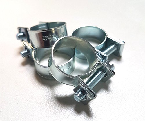 Preisvergleich Produktbild 10x Schlauchschellen Mini Schellen Spannbacken W1 verzinkt (15-17)