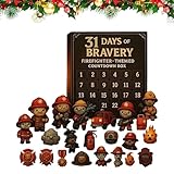 Calendario De Cuenta Atrás 2025,Calendario De Bomberos Con 31 Días | Colgantes Para Adultos Niños Jóvenes Fiestas Hogar Puerta Ventana Bolso Sala