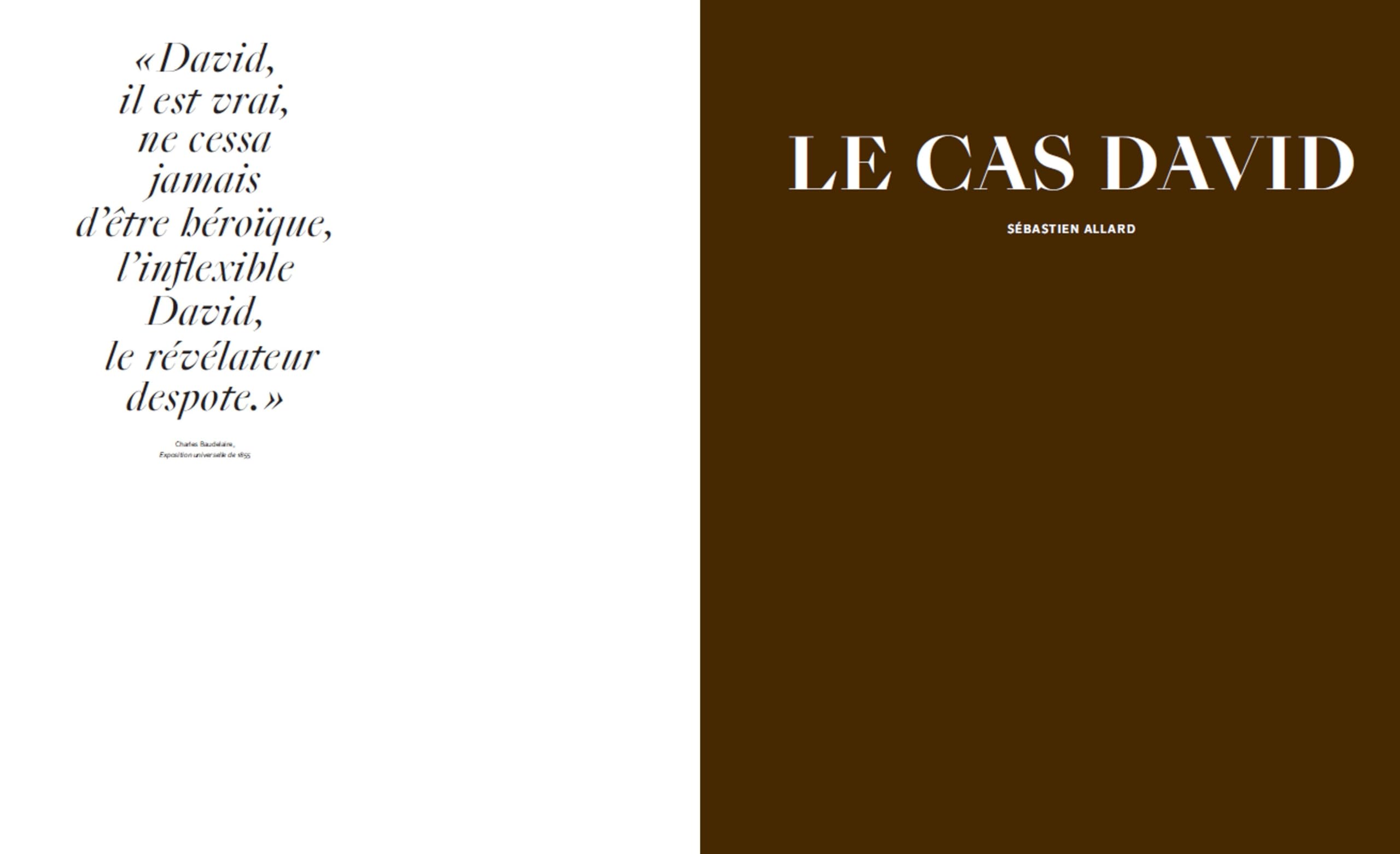 Jacques-Louis David (1748-1825) Catalogue officiel de l'exposition