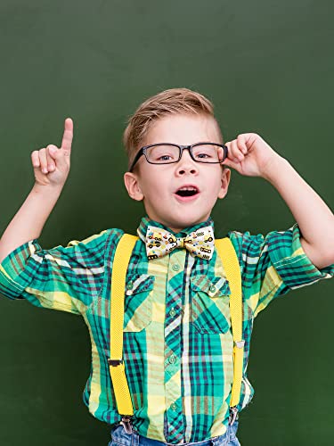 Newcotte 3 Pcs Boy's Bow Ties for Kids Toddler Child Cute Adjustable Costume Pre Tied Bowties for Kids Wedding Birthday Party2