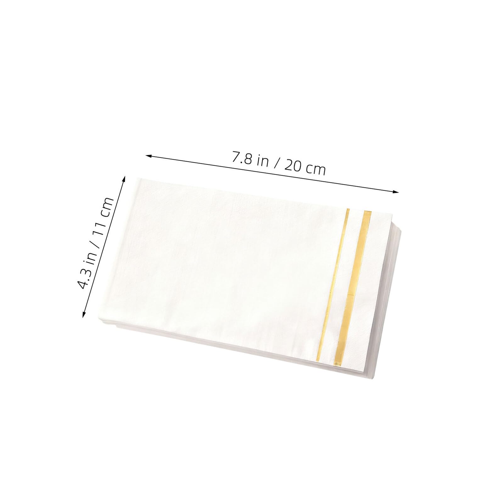 100 Piezas Servilletas de Papel con Dorado para Fiestas Servilletas de Color Claro para Bodas para Banquetes Cenas Festivas y Despedidas de Soltera