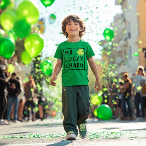Image of Kids St. Patrick's Day Shirt Boys and Girls Green T-Shirt Clothing 4-12 Years