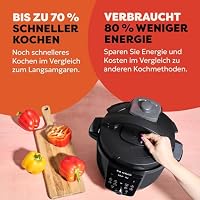 Instant Pot Plus 9-in-1-Multikocher 5,7 l – Gebürsteter Edelstahl, Schnellkochtopf, Schongarer, Reiskocher, Sauteuse, Joghurtbereiter, Speisenwärmer, Dampfgarer, Vakuumgarer, Sterilisator – Ansicht 7
