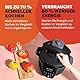 Instant Pot Plus 9-in-1-Multikocher 5,7 l – Gebürsteter Edelstahl, Schnellkochtopf, Schongarer, Reiskocher, Sauteuse, Joghurtbereiter, Speisenwärmer, Dampfgarer, Vakuumgarer, Sterilisator