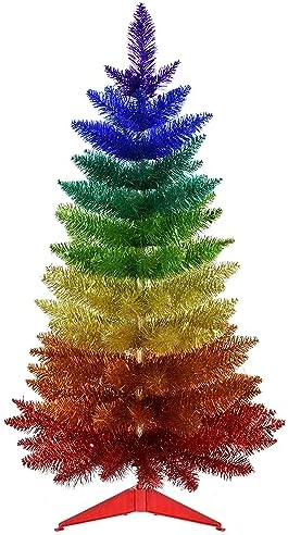 Kurt Adler 3-Foot Foil Rainbow Tree