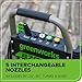Greenworks Pro Brushless 2700 PSI (CSA Certified) 2.3 GPM Max / 1.2 GPM Electric Pressure Washer (Foldable Handles, Rugged Steel Frame, 25 FT Hose, 35 FT GFCI Power Cord)