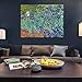 Wieco Art Irises Extra Large Modern Gallery Wrapped Floral Giclee Canvas Prints By Van Gogh Famous Flowers Oil Paintings Reproduction Artwork Pictures on Canvas Wall Art