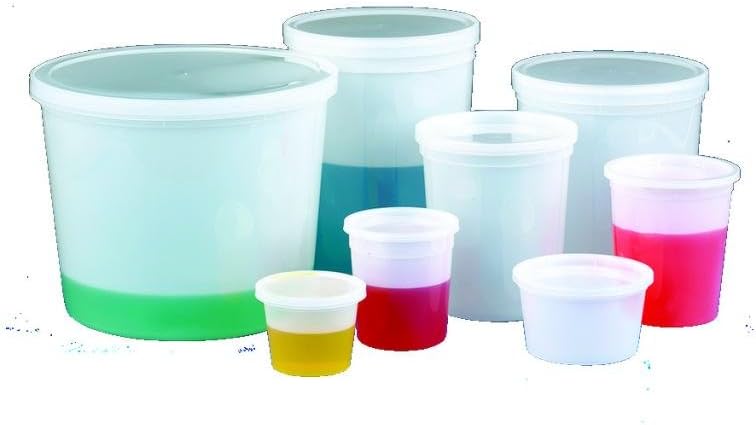 グローブサイエンティフィック(Globe Scientific) 多目的コンテナ エコノミースタイル セパレートスナップ蓋 トールス