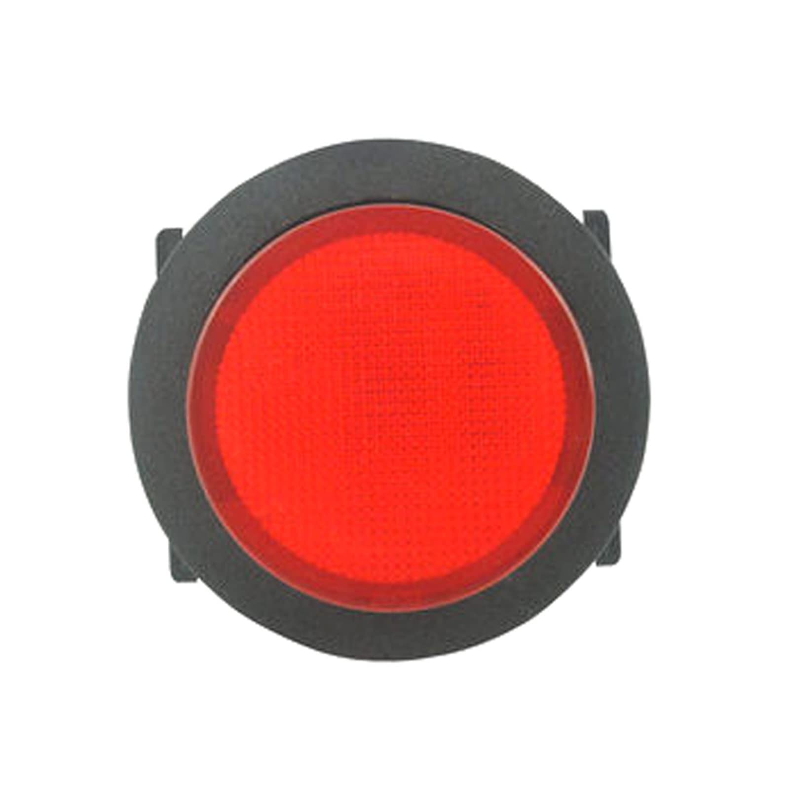 Interruptor basculante Interruptor de botón pulsador Rojo con luz Interruptor de alimentación táctil de 4 Pines 15A 250V Interruptor basculante Redondo eléctrico 28 * 23.2mm PS18-16-2