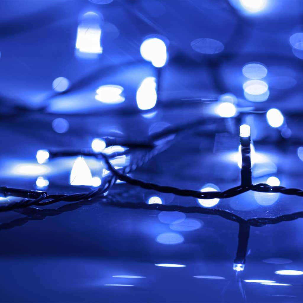 luce led,striscia led a batteria,ramo led da parete,Stringa LED con 300 Luci LED Blu 15 m in PVCIdeal für Weihnachtsfeiern, Wandambiente
