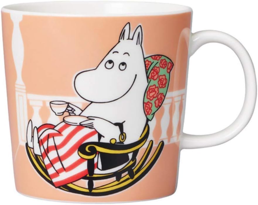 1057212 Moomin Mug, Marmalade, 10.1 fl oz (300 ml), Microwave, Oven, Dishwasher Safe