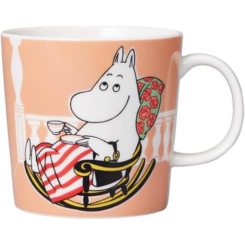 Arabia 1057212 Moomin Mug, Marmalade, 10.1 fl oz (300 ml), Microwave, Oven, Dishwasher Safe