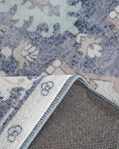 Commercial Area Rug 5X7 Vintage Area Rugs For Bedroom Decor, Living Room, Farmhouse #TOP2