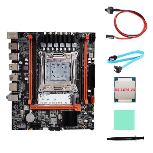 Guihydur X99H Kontormoderkort med E5 2676 V3 och M.2 NVME