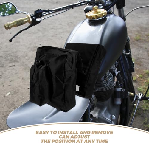 Didiseaon bolsa lateral de motocicleta para ATV impermeable de tela Oxford 600d con doble bolsillo y organizador de herramientas para vehículos todoterreno, motos de nieve y accesorios deportivos miniatura 3