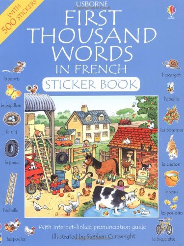 Image of First Thousand Words in French: Sticker Book (Usborne First Thousand Words Sticker Book) by Amery, Heather New Edition (1997)
