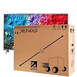 SelfHold Extra Strong 86" Cardboard TV Moving Box 2100 x 200 x 1200mm With Hand Holes | Double Wall Packaging for Large Screen Television Shipping, Storage & House Removals | Made in Britain