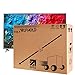 SelfHold Extra Strong 86" Cardboard TV Moving Box 2100 x 200 x 1200mm With Hand Holes | Double Wall Packaging for Large Screen Television Shipping, Storage & House Removals | Made in Britain