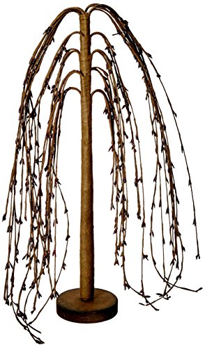 CWI Gifts Weeping Willow Tree, 14-Inch, Burgundy